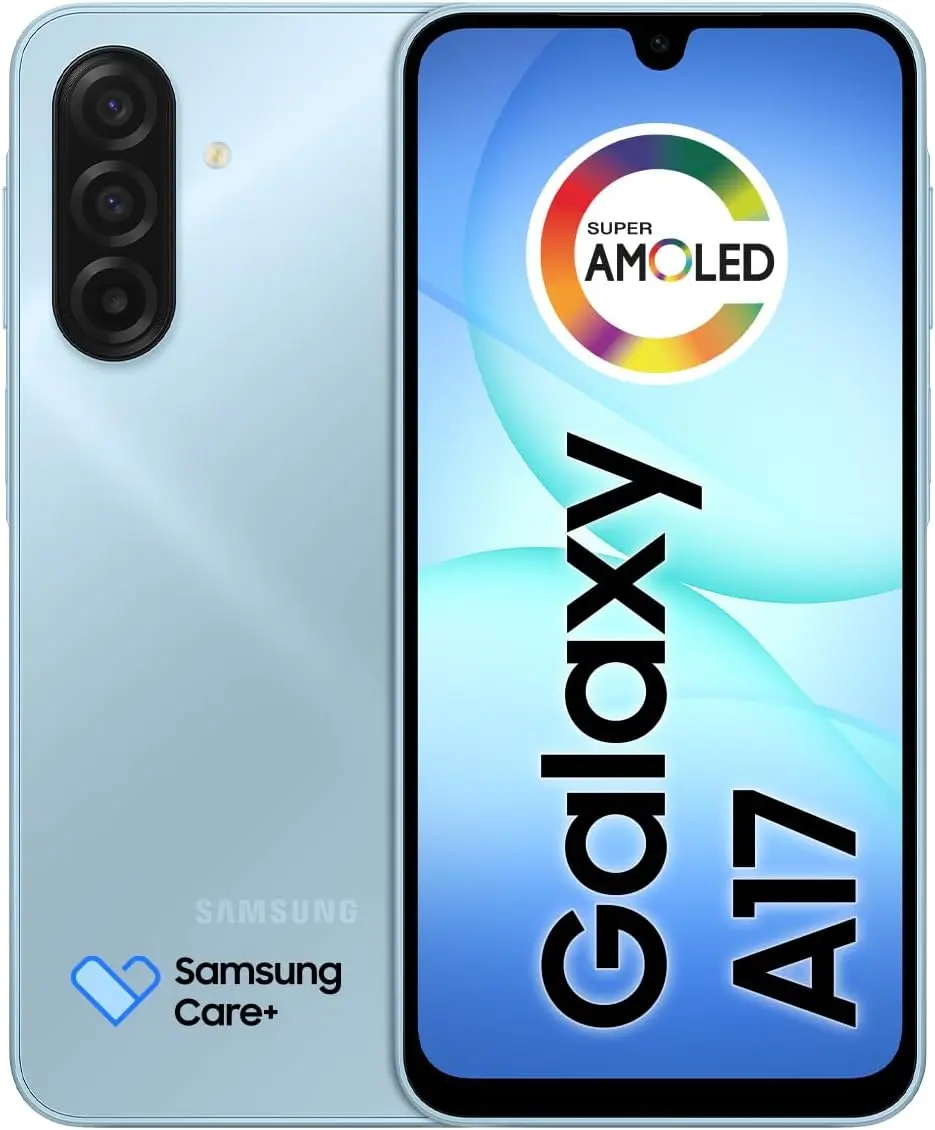 Celular Samsung Galaxy A17, 256GB, 8GB, 50MP Tela 6.7", IP54 - Azul - 1