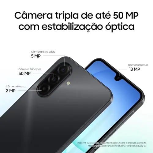 Celular Samsung Galaxy A17, 256GB, 8GB, 50MP Tela 6.7", IP54 - Azul thumbnail 5