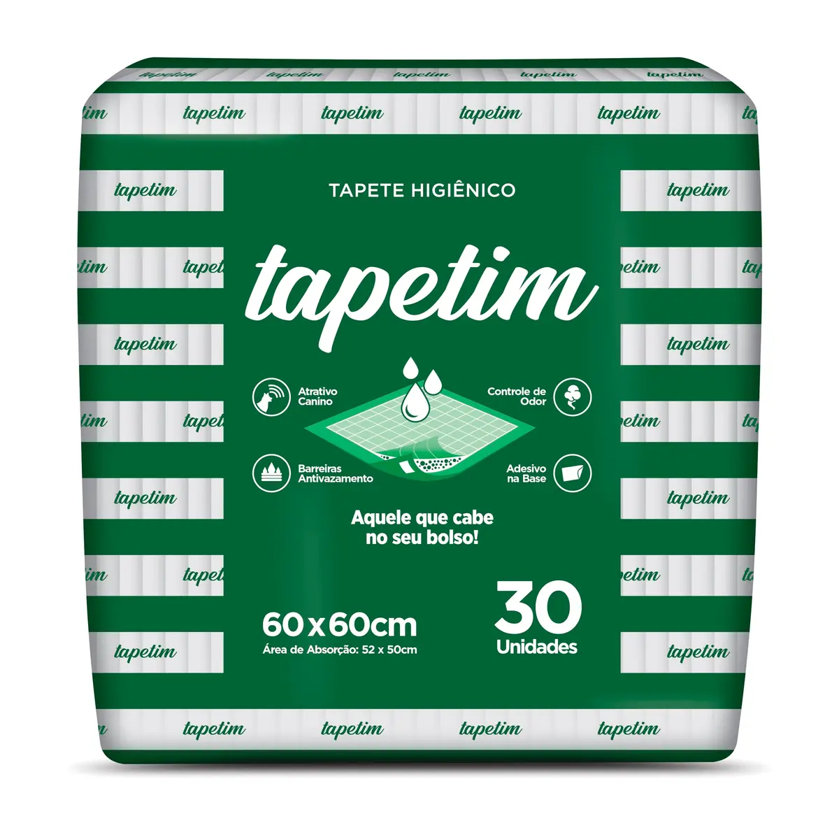 Great Pets Tapete Higiênico Tapetim 60x60 30 Unidades