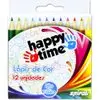 Lápis de Cor 12 cores meio lápis redondo HT 11.1702 Happy-time ET 12 UN - 1