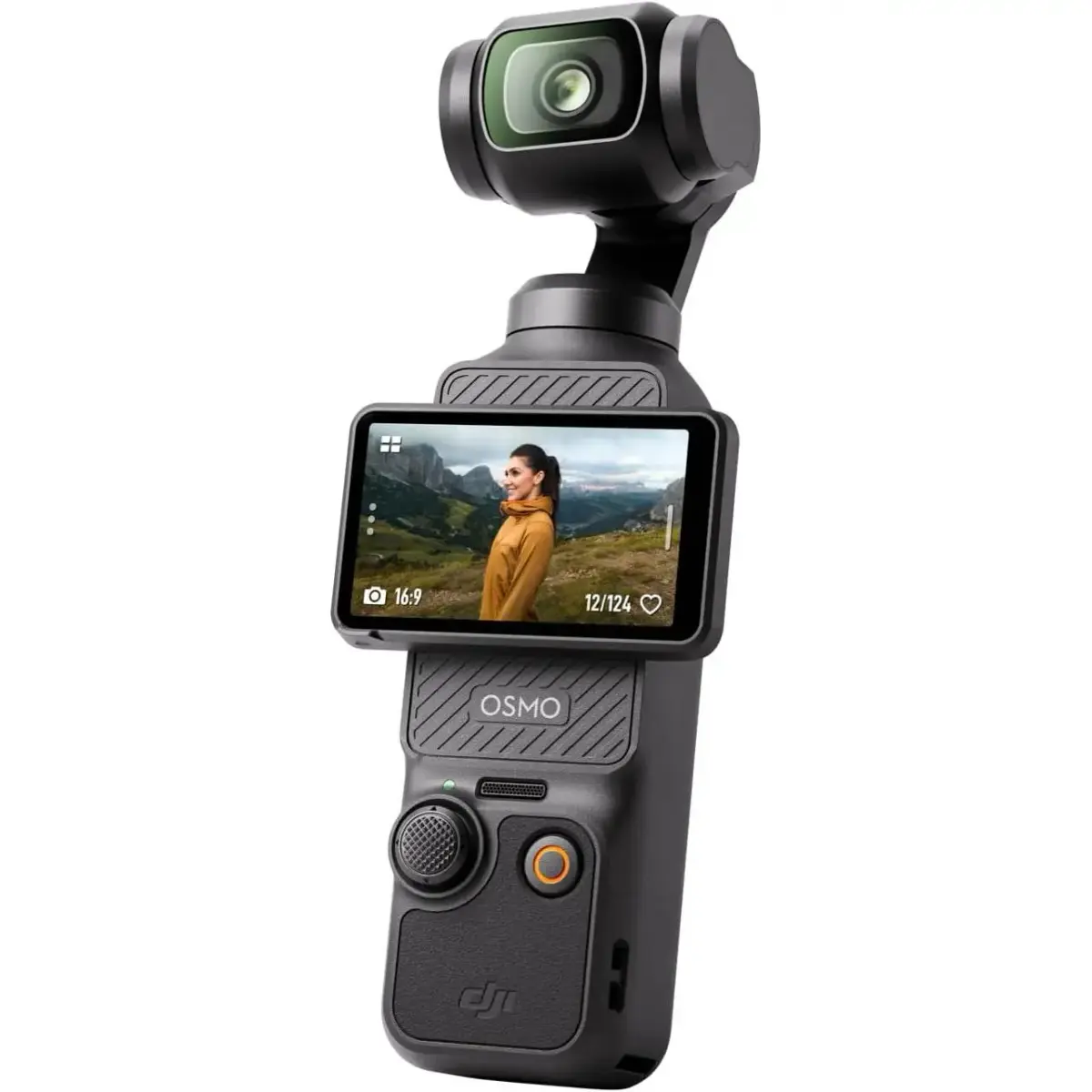 Dji osmo pocket 3 1-inch cmos and 4k/120 fps | 2-inch rotating screen and horizontal-vertical smart recording | three-axis mechanical stabilization | activetrack 6.0 | fast focus of all pixels | d-log m and 10 bit