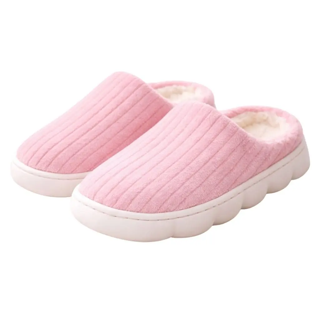 Pantufa Chinelo Nuvem Feminina em Pelúcia Sintética, Sola Antiderrapante, Confortável, Adulto e Infantil
