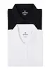 Kit 2 Camisas Polo Masculinas Preto e Branco P - 1