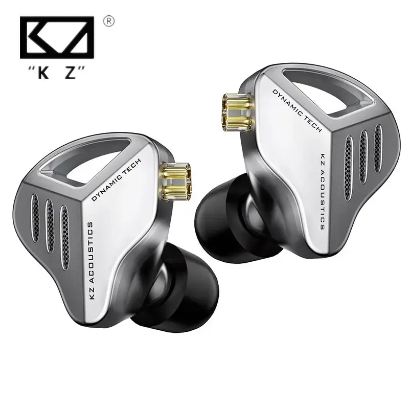 KZ ZVX Fones De Ouvido Dinâmico HIFI Baixo Earbuds In Ear Monitor Fones De Ouvido Esporte Auricular Cancelamento De Ruído