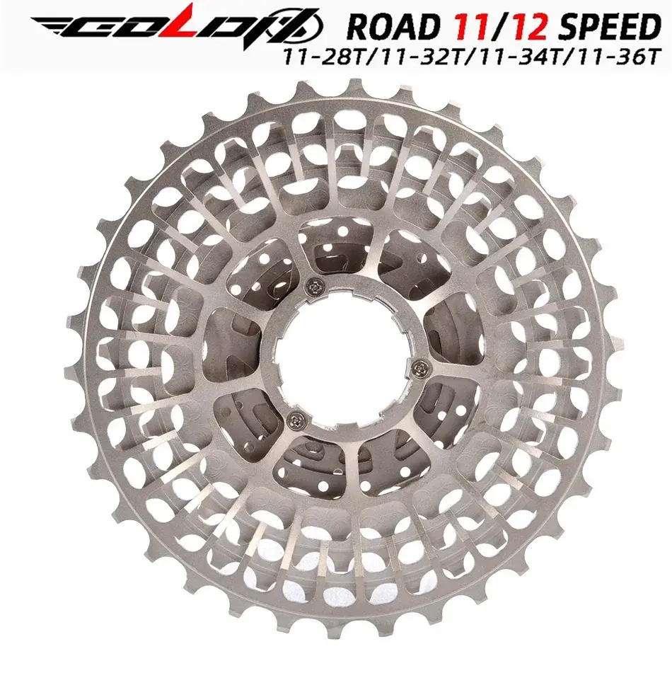 Goldix ultraleve cnc cassete de bicicleta de estrada 11/12 velocidade k7 11s 12s 28t/32t/34t/36t cassete roda dentada para shimano hg