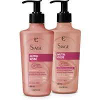 Combo Siàge Nutri Rosé: Shampoo 400ml + Condicionador 400ml
