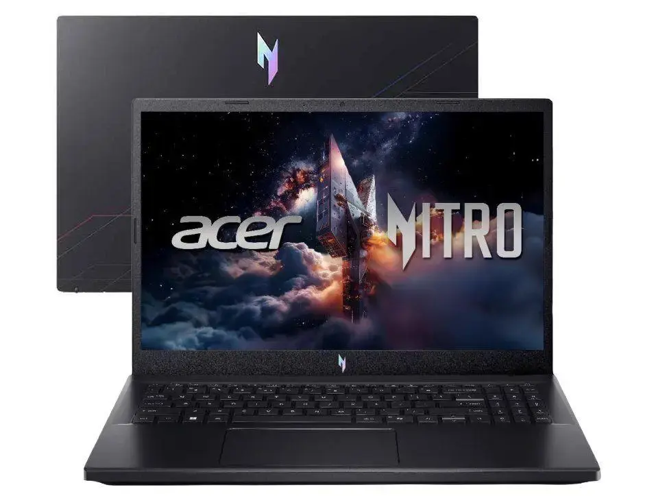 Notebook Gamer Acer Nitro V15 Intel Core i5 512GB SSD 8GB RAM 15,6" Full HD IPS Nvidia RTX 4050 6GB Linux ANV15-52-57MC