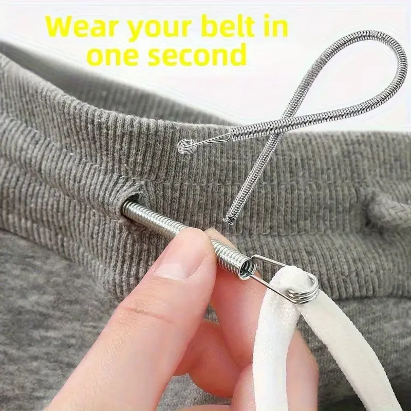 Clipe de Cordão Elástico Flexível para Calças e Moletons, Acessórios de Costura DIY - 1